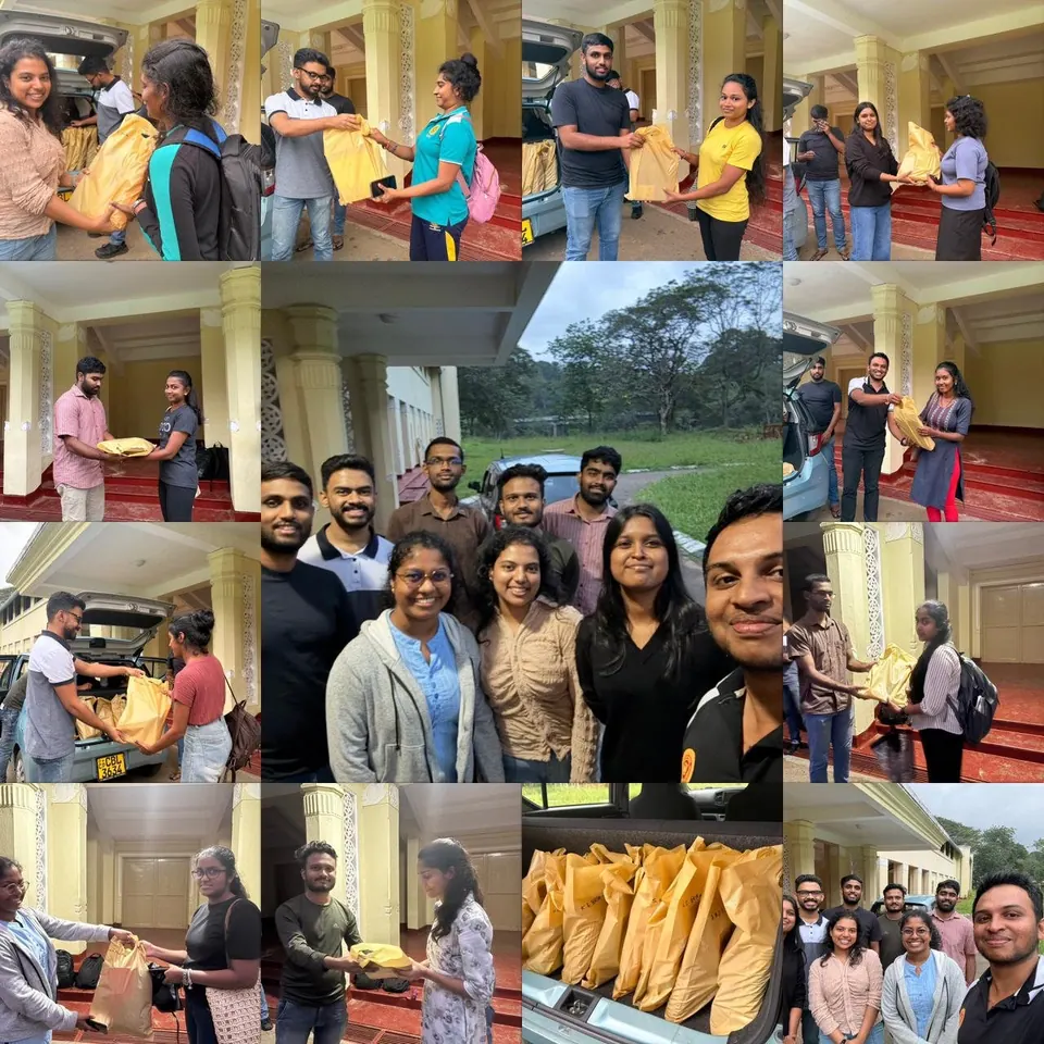 Project Parithyaga: relief packages for students hit by the floods