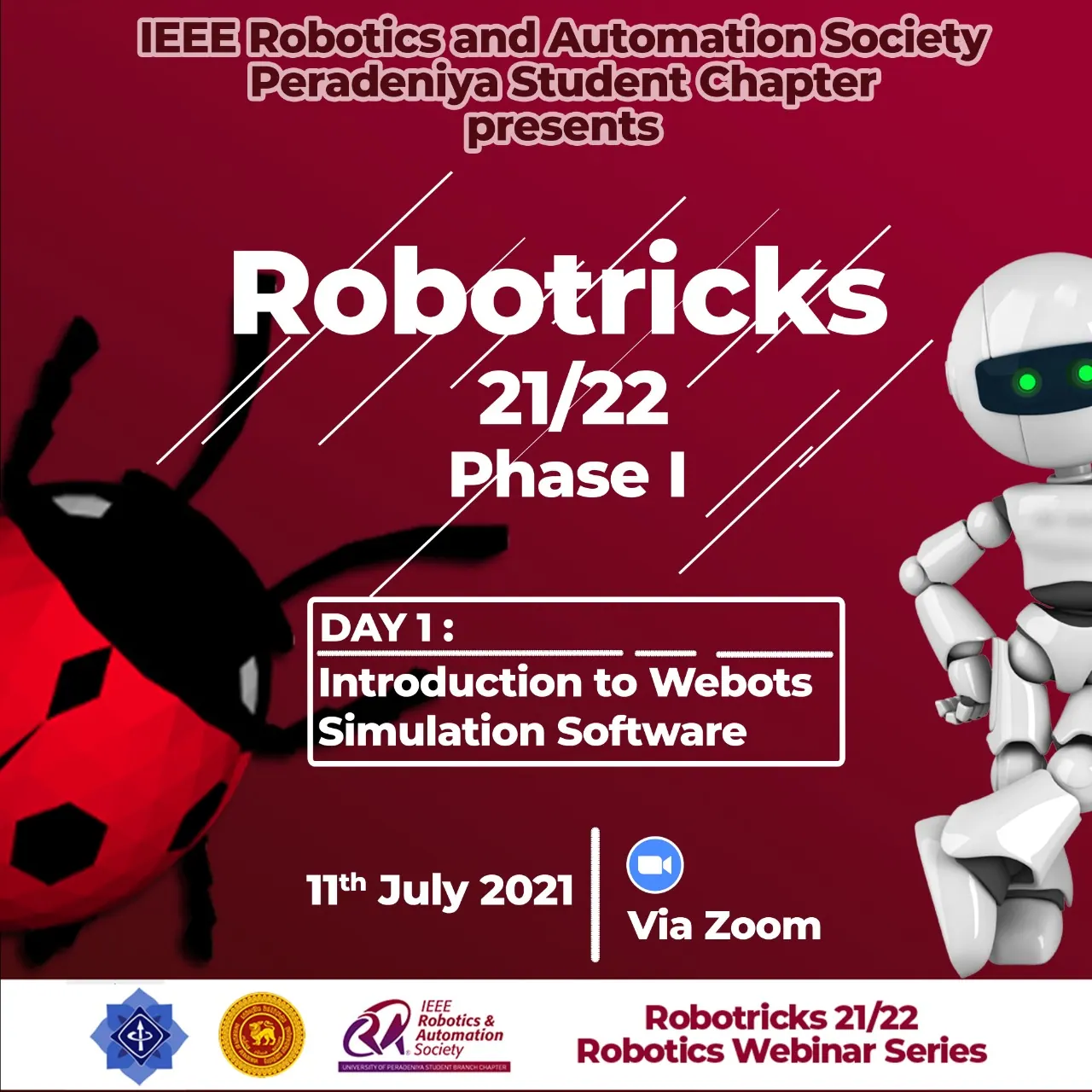 Robotricks 21/22 - Phase 1 -Webinar 2 - Introduction to Webots Simulation Software — photo 1