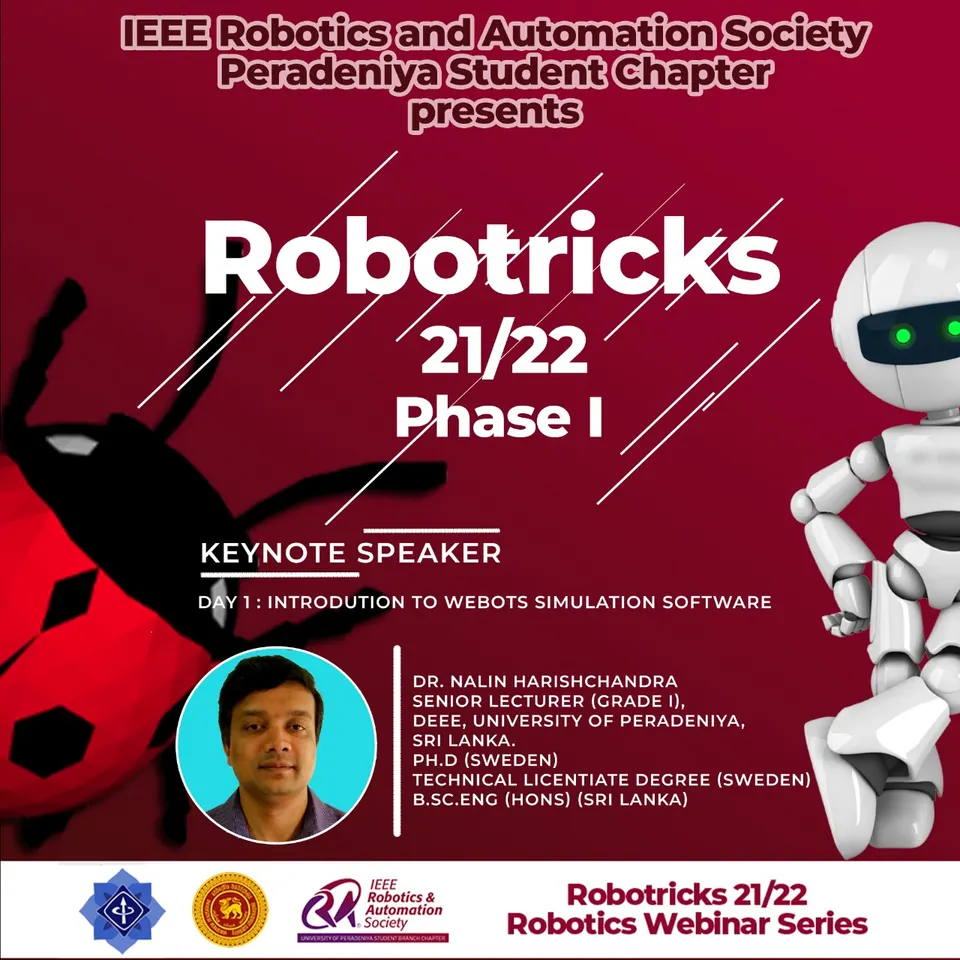 Robotricks 21/22 - Phase 1 -Webinar 2 - Introduction to Webots Simulation Software — photo 2