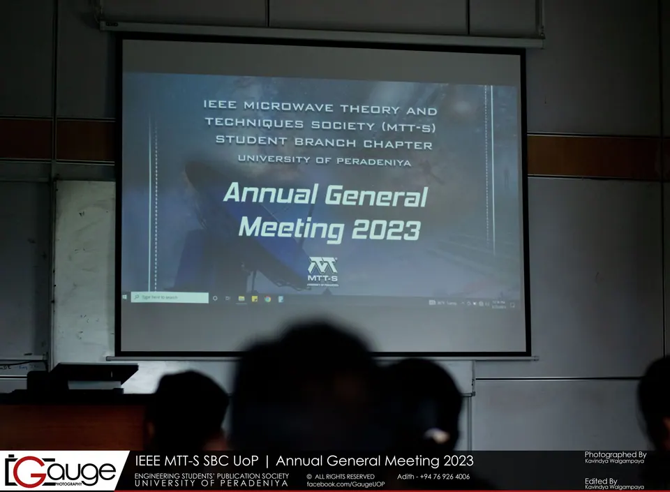 IEEE MTT-S UOP SBC Annual General Meeting 2023 — photo 2