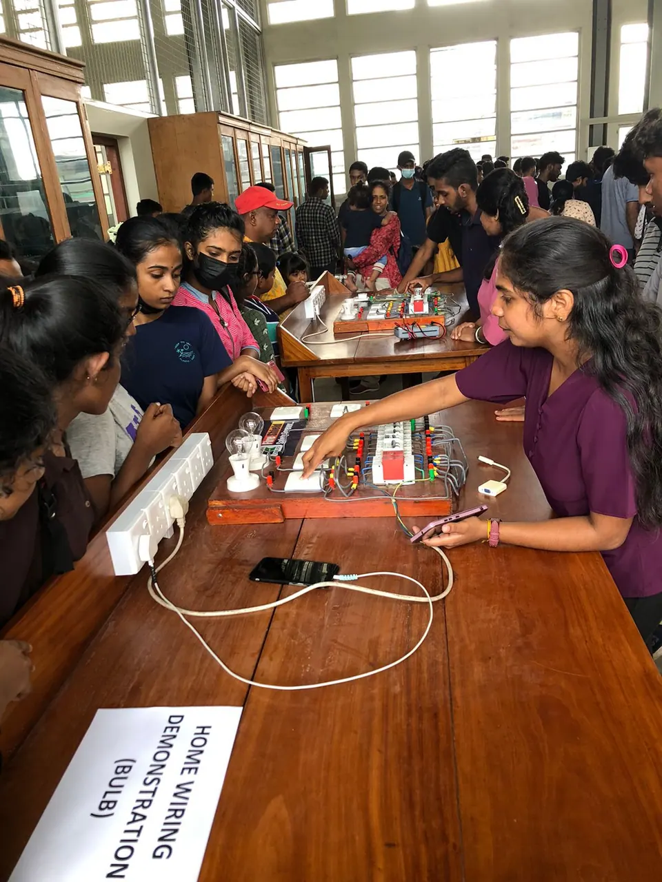 DEMONSTRATION OF HOME DISTRIBUTION BOARD AND SAFETY PRECAUTIONS - OPEN DAY OF UOP 2023