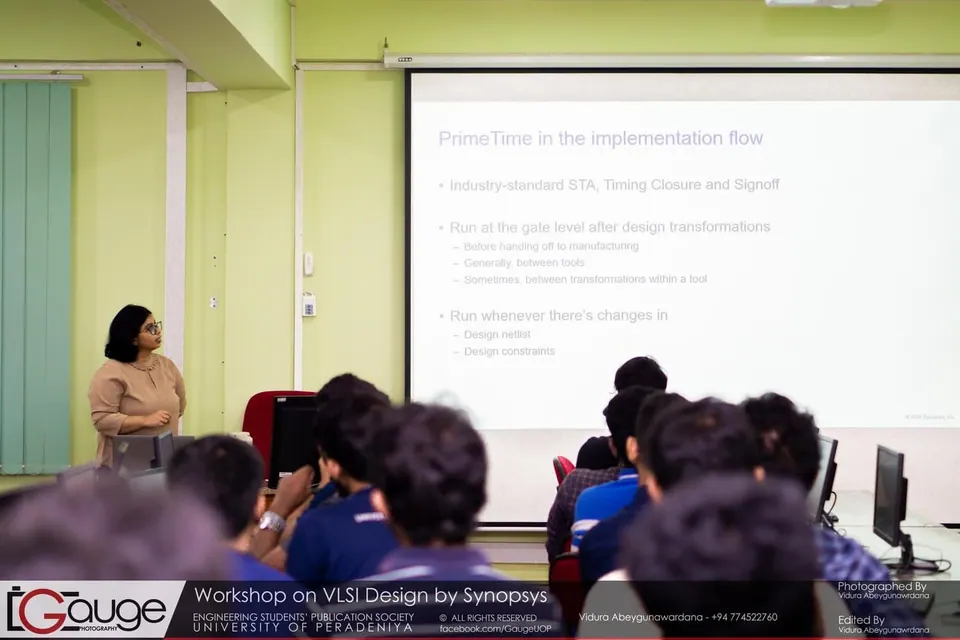 VLSI Workshop by Synopsis — photo 4