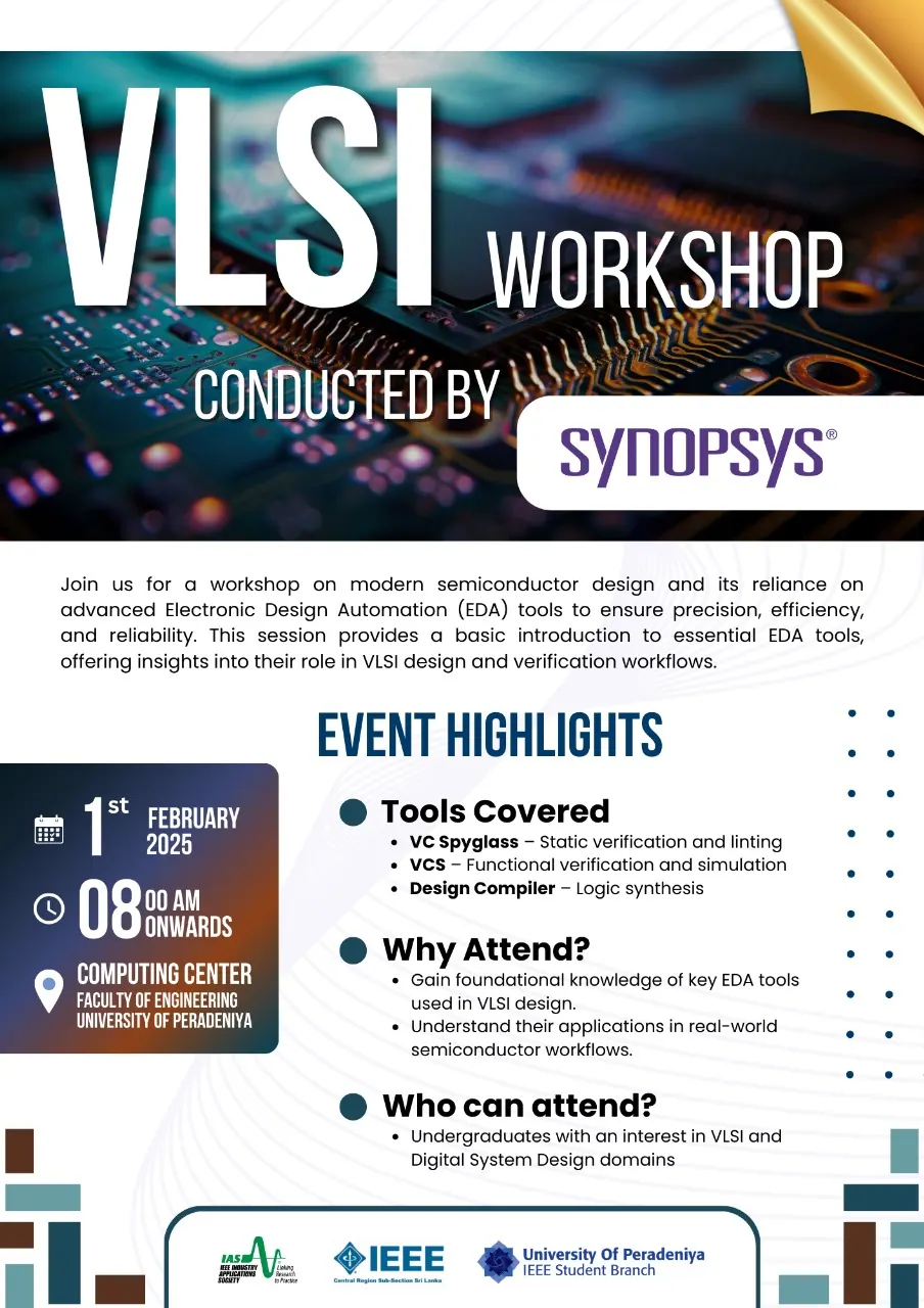 VLSI Workshop 1 by Synopsys — photo 1