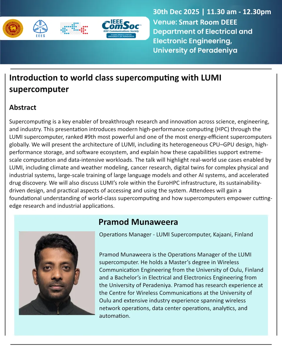Introduction to World-Class Supercomputing with the LUMI Supercomputer — photo 1