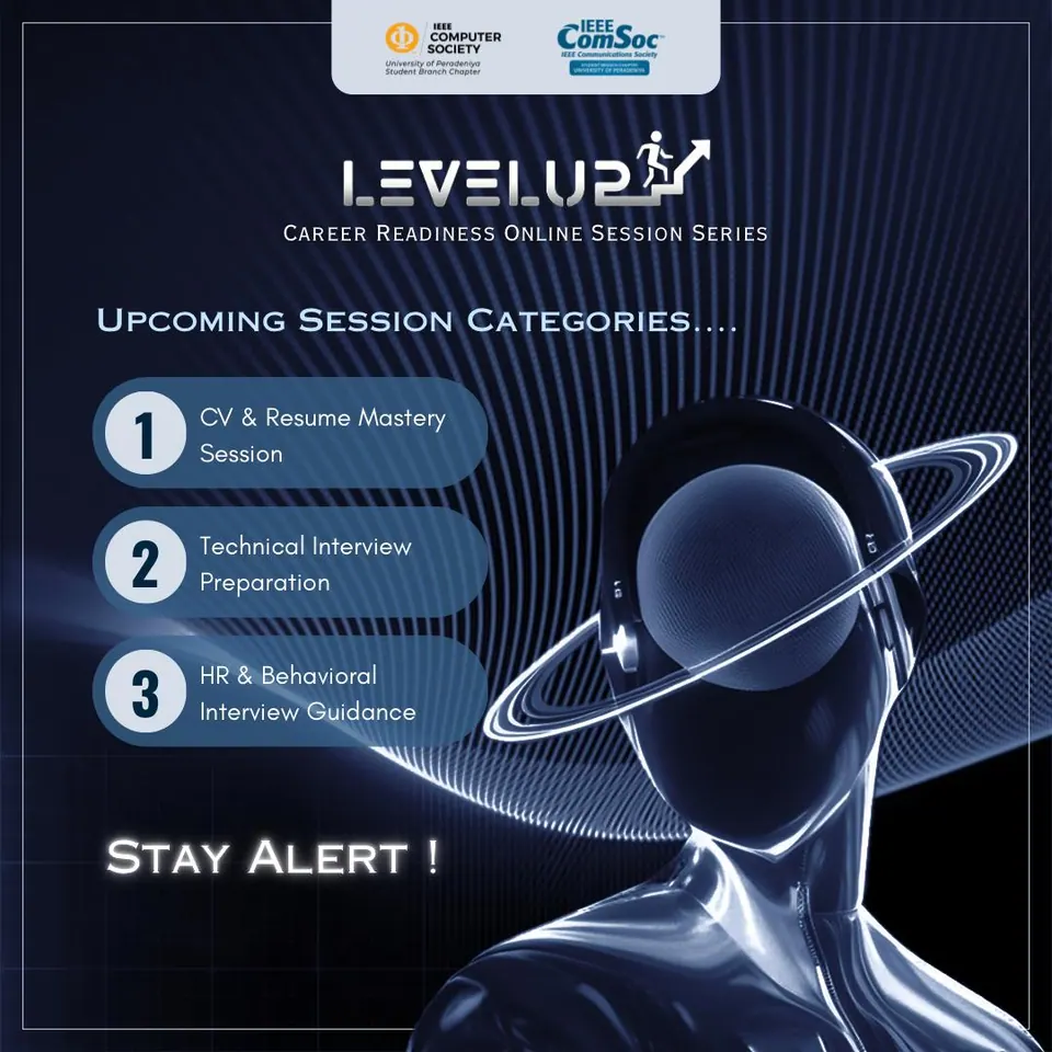 LEVEL UP - Professional Development Initiative by IEEE CS & ComSoc SBC - University of Peradeniya — photo 2