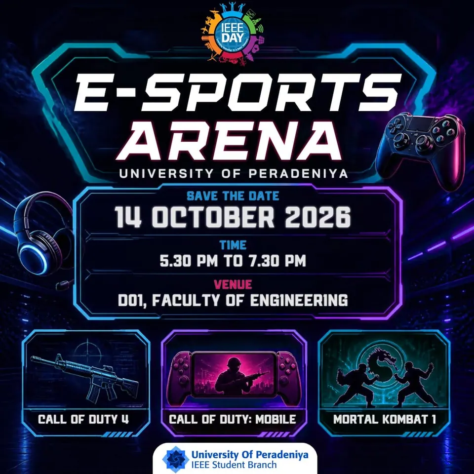 E-Sports Arena | IEEE Day 2026