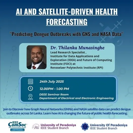 AI and satellite-driven health forecasting